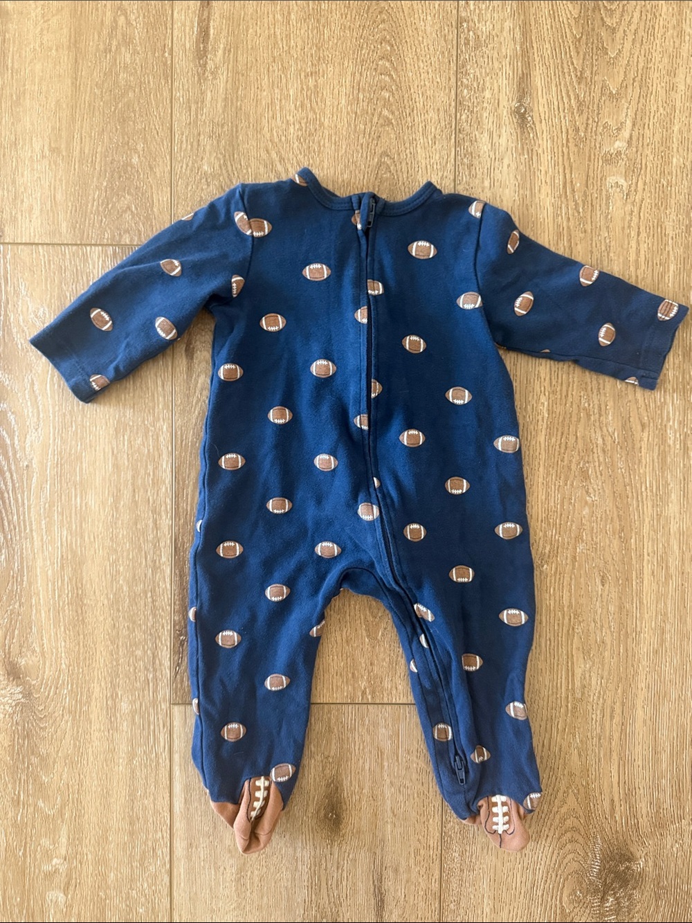 Little Me Football Onesie size 6-9M